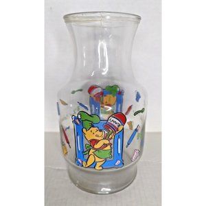 Vintage Disney's "What's Cooking, Pooh? Juice Pitcher/Carafe Anchor Hocking NICE